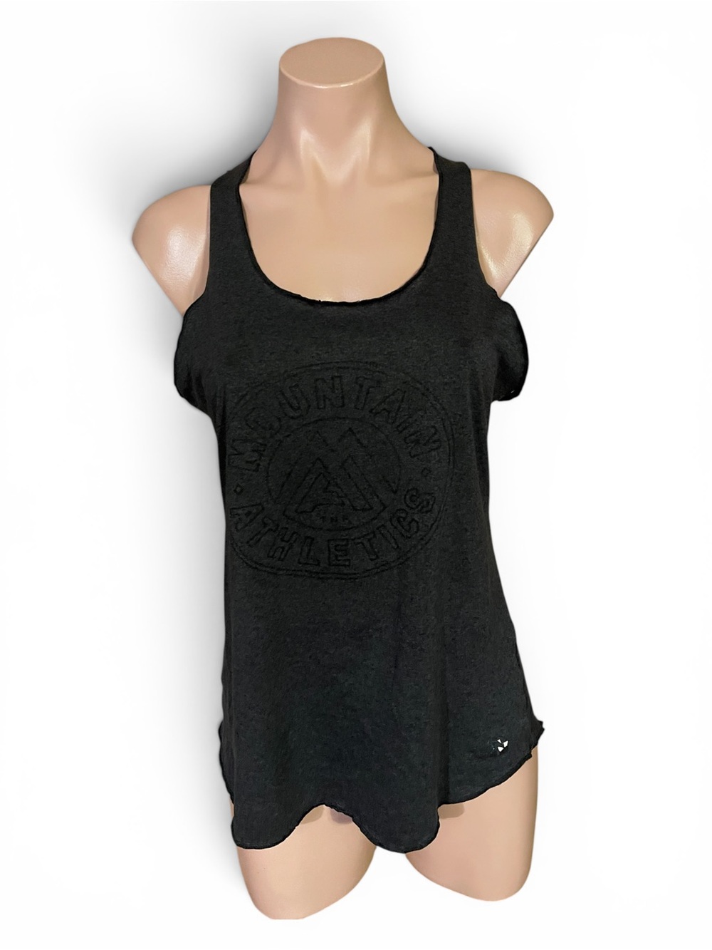 The North Face Tank Top Womens Grey Mountain Athletics Graphic Racerback